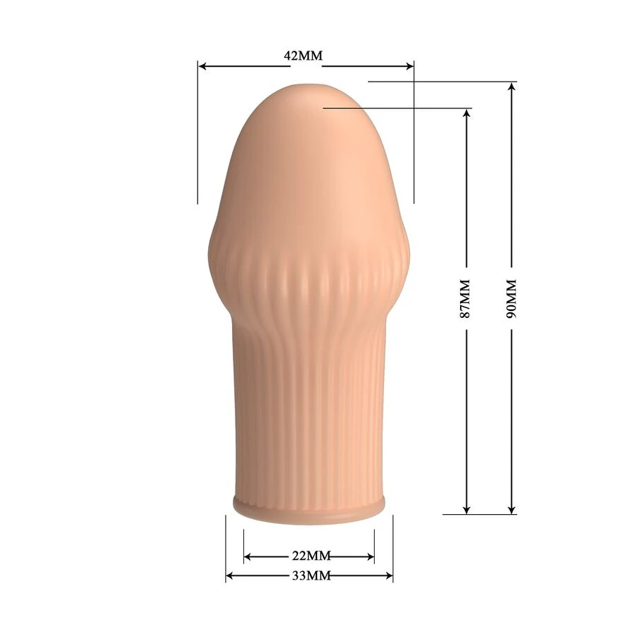 PRETTY LOVE - HUEL PENIS SLEEVE PER UN PENE PIÙ SPESSO E UN COLORE CARNE